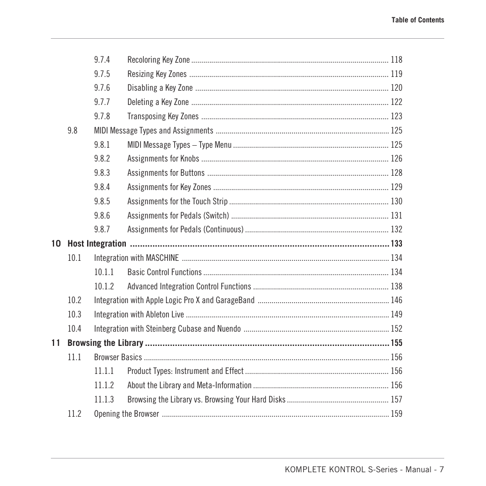 Native Instruments KOMPLETE KONTROL S88 MK2 88-Key Controller for KOMPLETE User Manual | Page 7 / 266