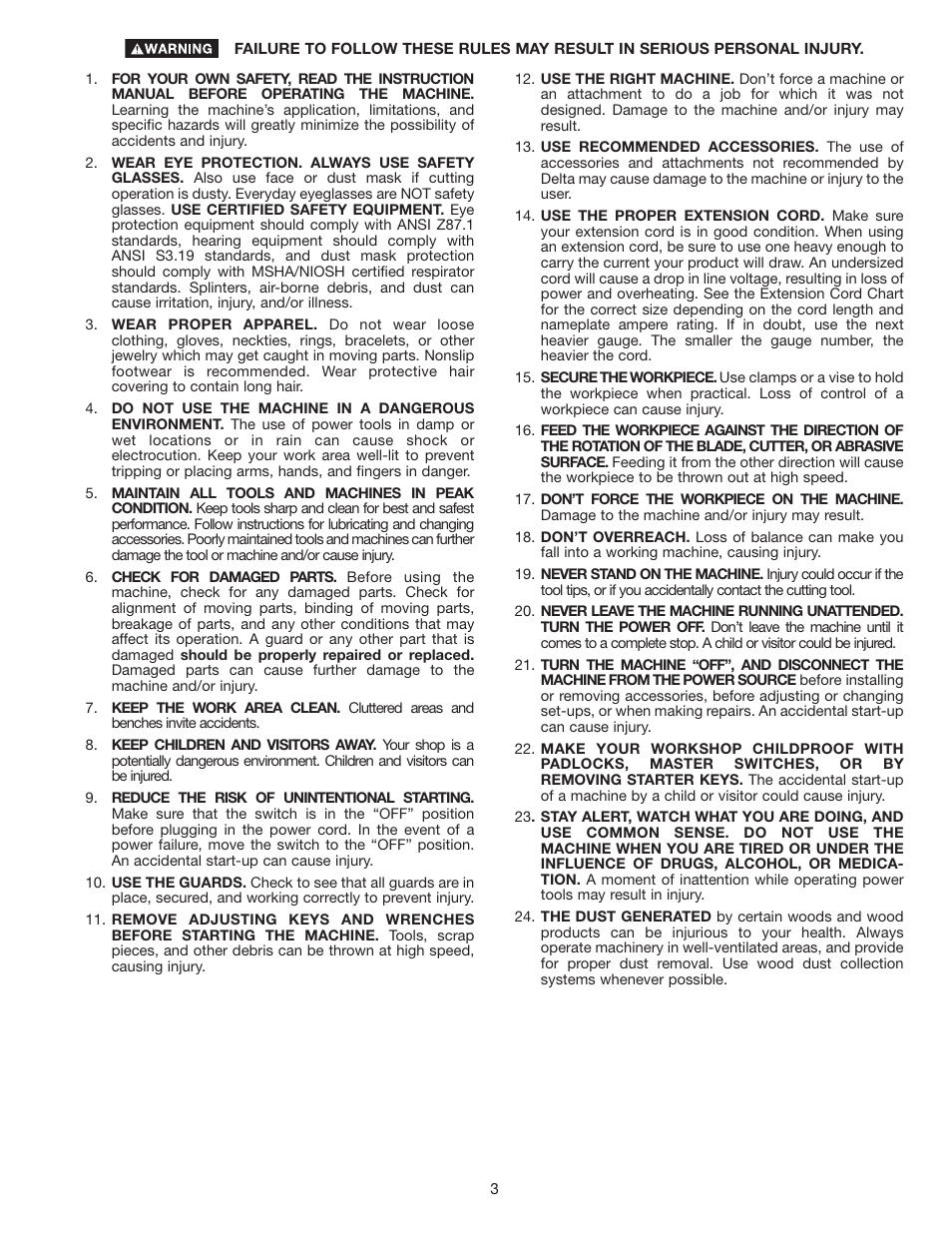 Delta 28-348 User Manual | Page 3 / 28