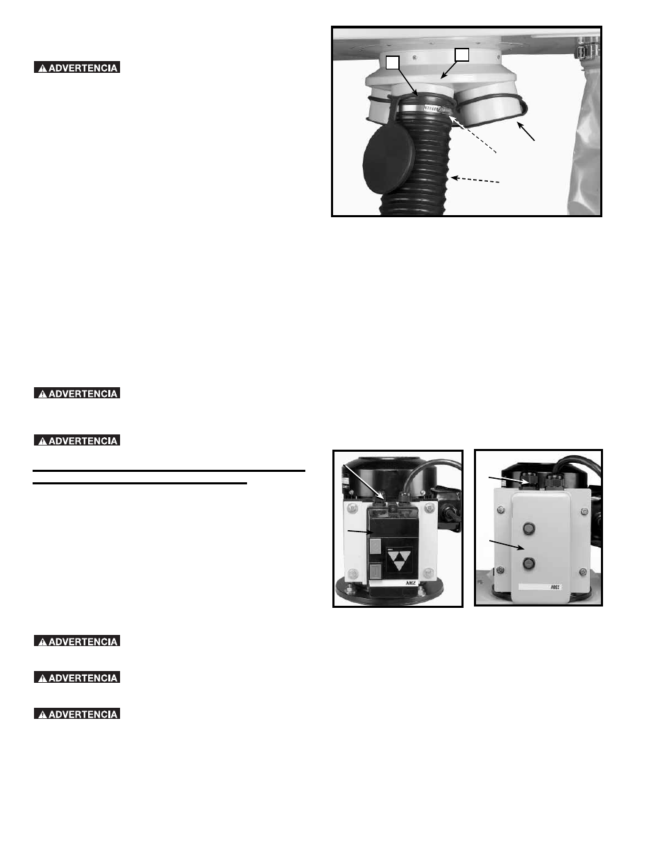 Cableado de una y tres fases | Delta 50-764 User Manual | Page 42 / 48