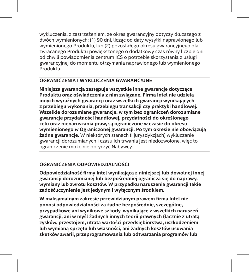 Intel Core i5-10400 2.9 GHz Six-Core LGA 1200 Processor User Manual | Page 27 / 36