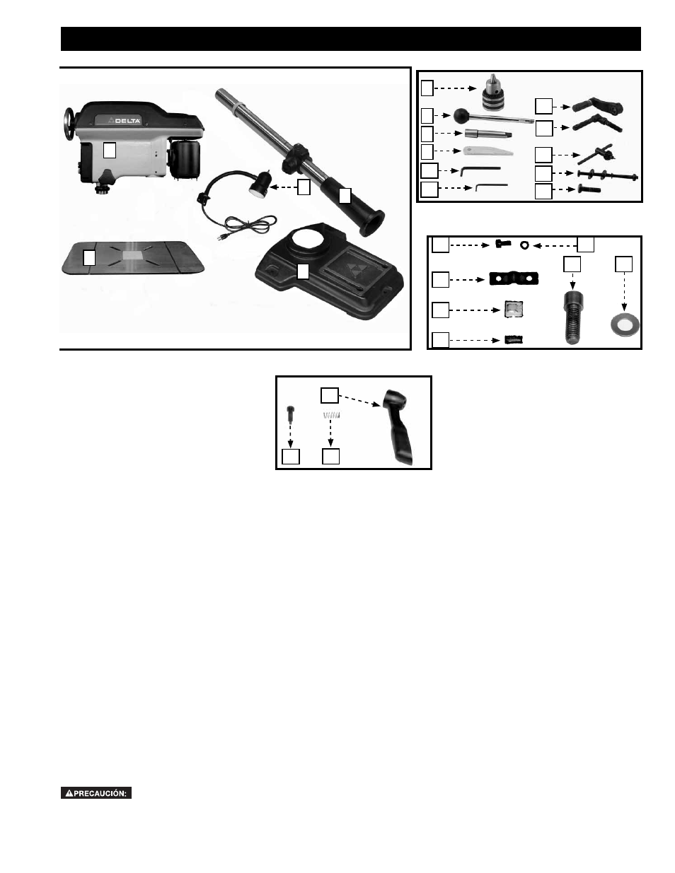 Carton contents | Delta 20-950 User Manual | Page 39 / 52