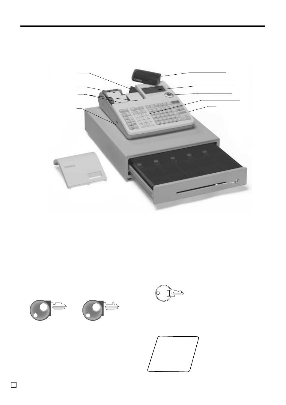 Introducing the register, General guide | Casio PCR-T2100 User Manual | Page 20 / 96