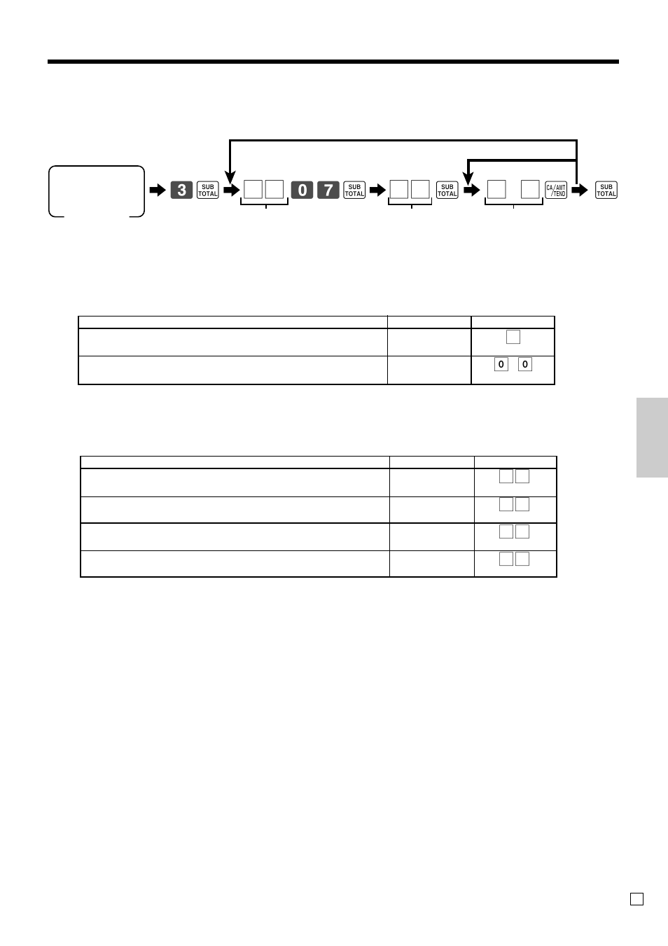 Ad v anced operations and setups, 63 s 6, 07 s 6 | A6 s, Clerk other programming | Casio PCR-T2100 User Manual | Page 73 / 96