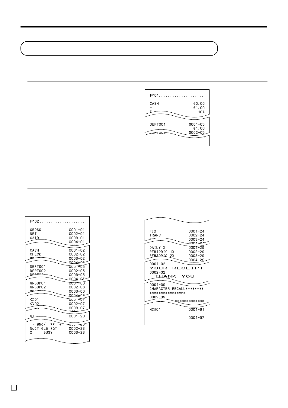 Reading the cash register's program, Advanced operations and setups | Casio PCR-T2100 User Manual | Page 82 / 96