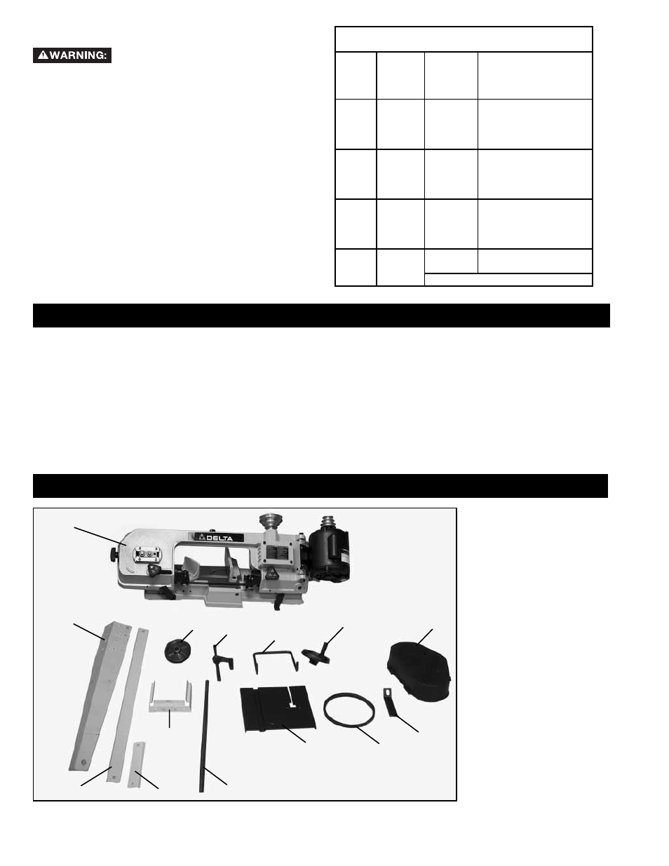 Functional description, Carton contents, Extension cords | Foreword, Fig. 1a parts | Delta 20-330 User Manual | Page 6 / 64