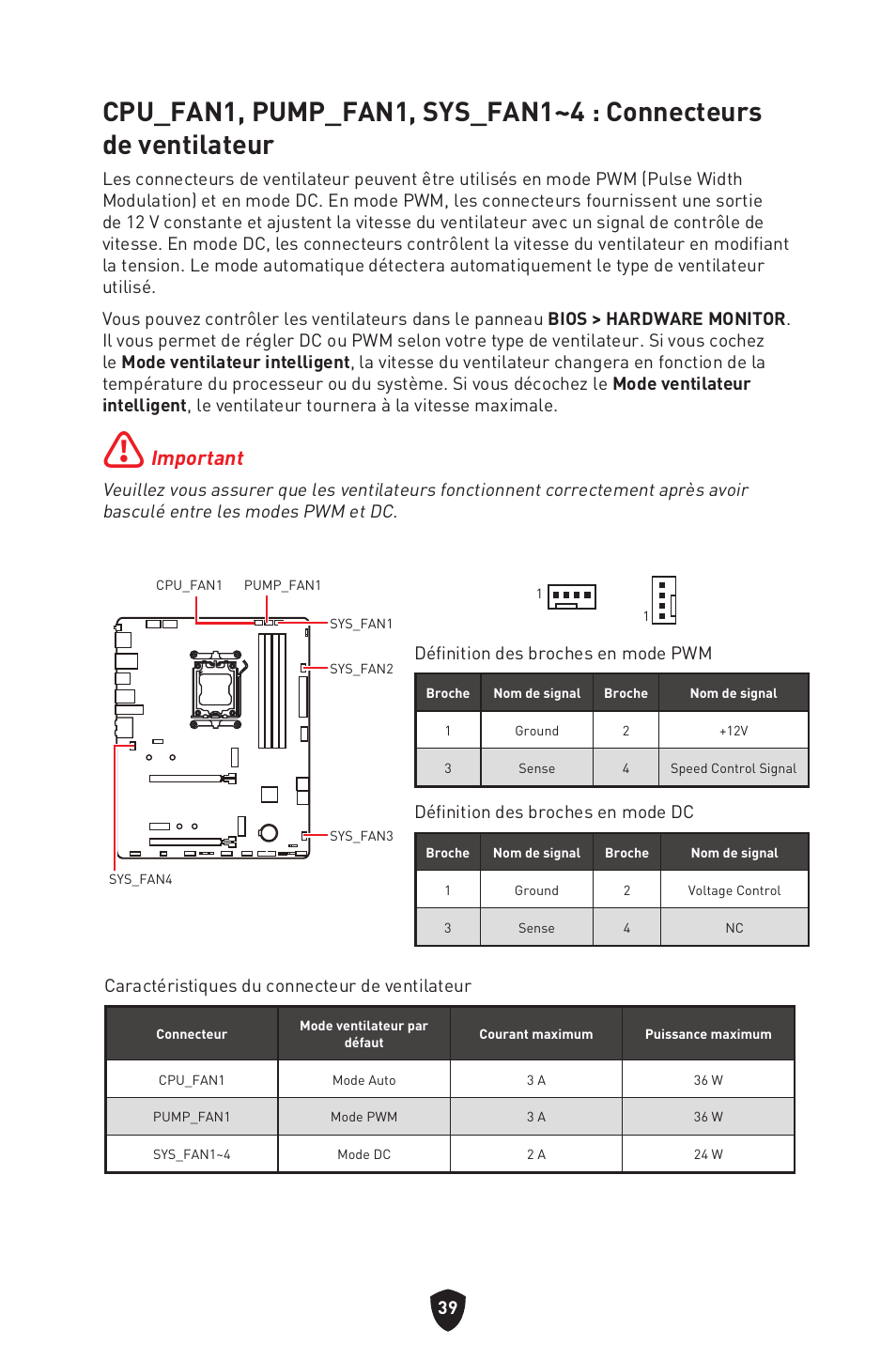 Important | MSI B650 GAMING PLUS WIFI AM5 ATX Motherboard User Manual | Page 147 / 436
