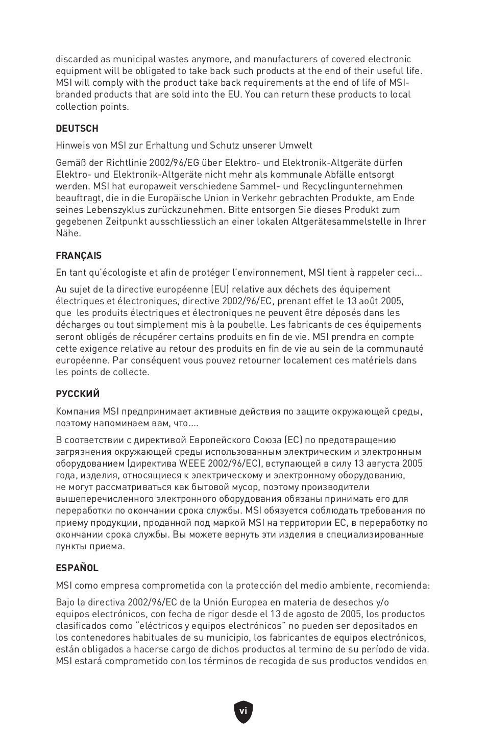 MSI B650 GAMING PLUS WIFI AM5 ATX Motherboard User Manual | Page 432 / 436