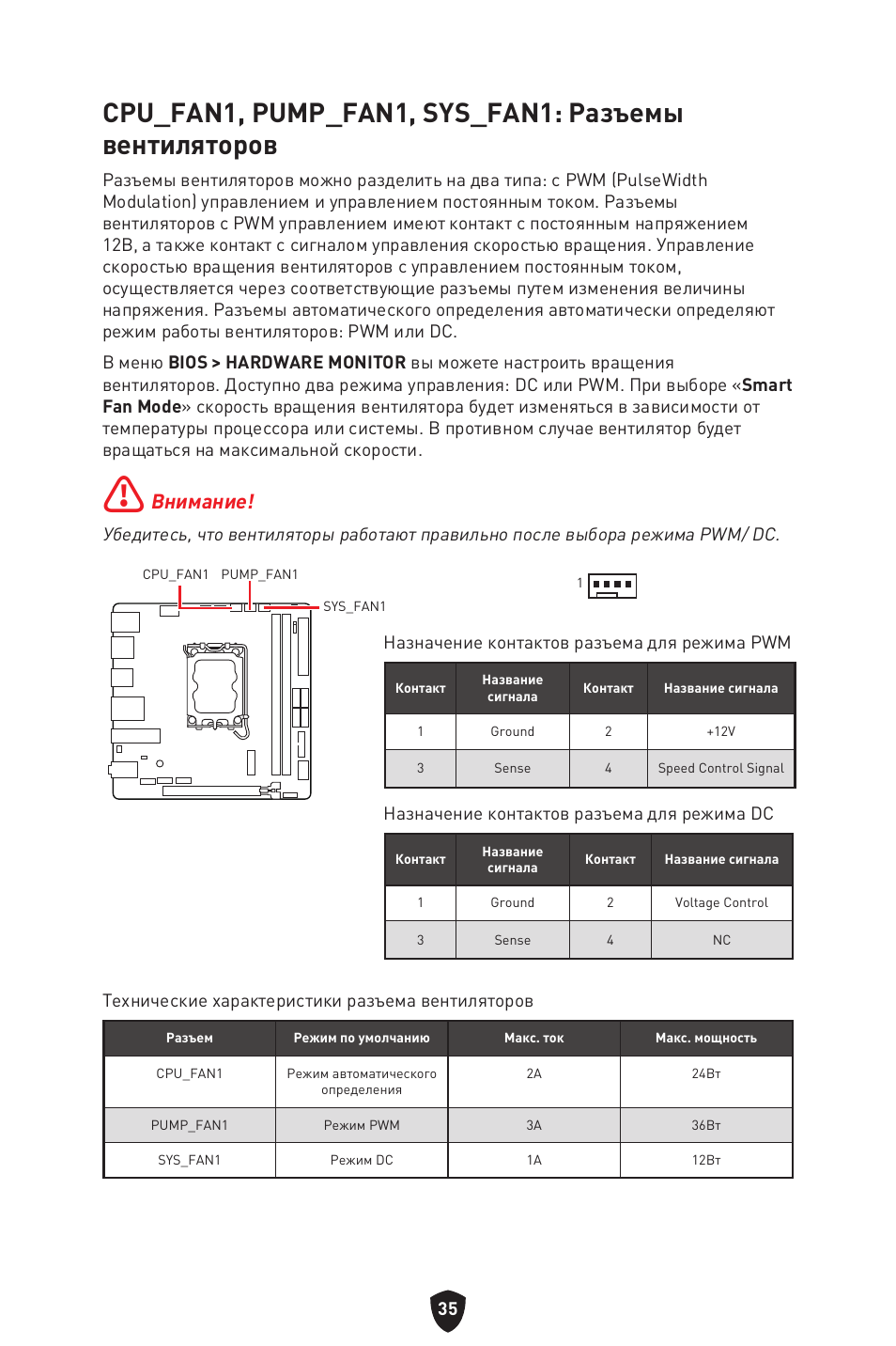 Внимание | MSI MPG B760I EDGE WIFI LGA 1700 Mini-ITX Motherboard User Manual | Page 185 / 405