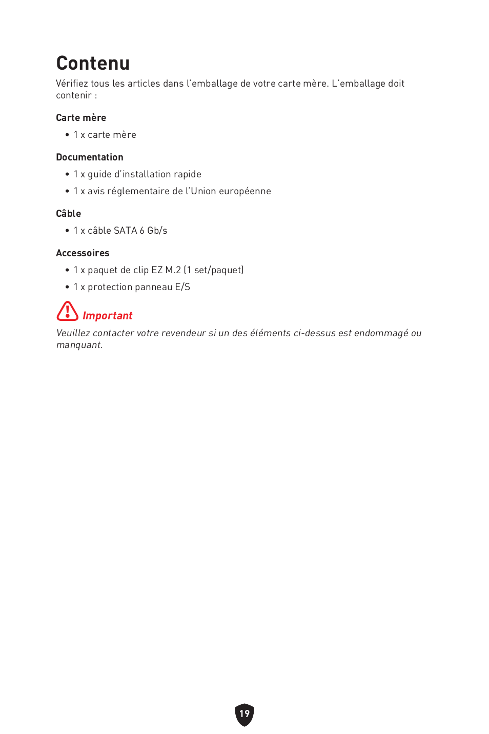 Contenu | MSI B450M-A PRO MAX II Micro-ATX Motherboard User Manual | Page 109 / 362