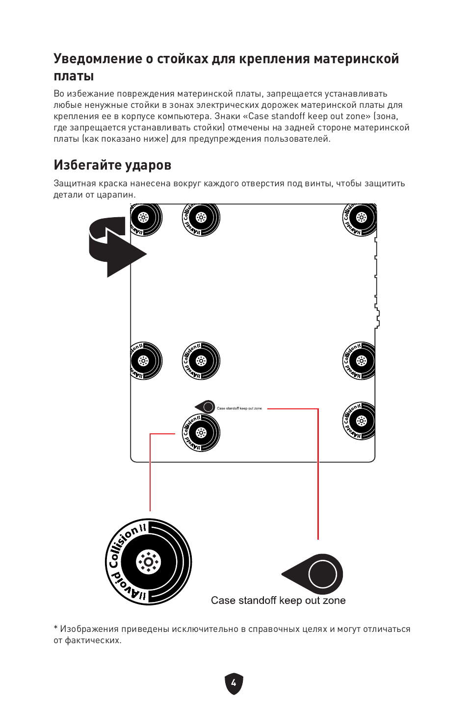 Избегайте ударов | MSI B450M-A PRO MAX II Micro-ATX Motherboard User Manual | Page 138 / 362