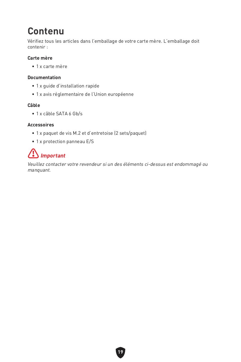 Contenu | MSI PRO B760M-P DDR4 LGA 1700 Micro-ATX Motherboard User Manual | Page 115 / 386