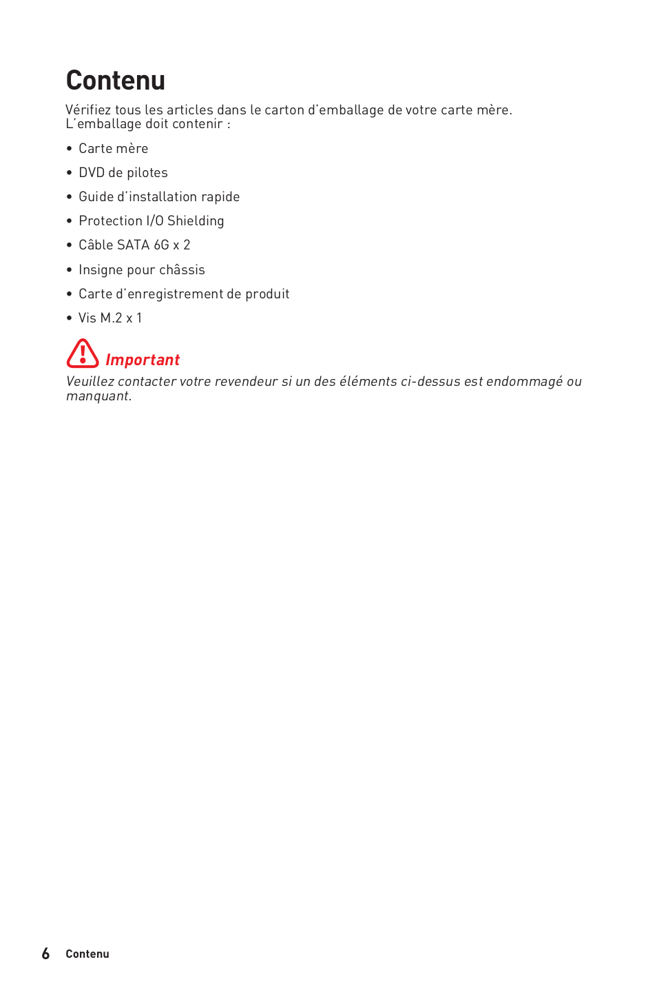 Contenu | MSI B450M-A PRO MAX AM4 Micro-ATX Motherboard User Manual | Page 46 / 165