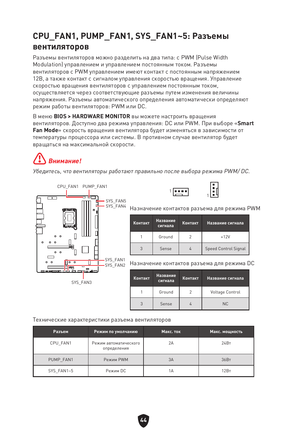 Внимание | MSI MPG Z790 CARBON WIFI LGA 1700 ATX Motherboard User Manual | Page 238 / 524