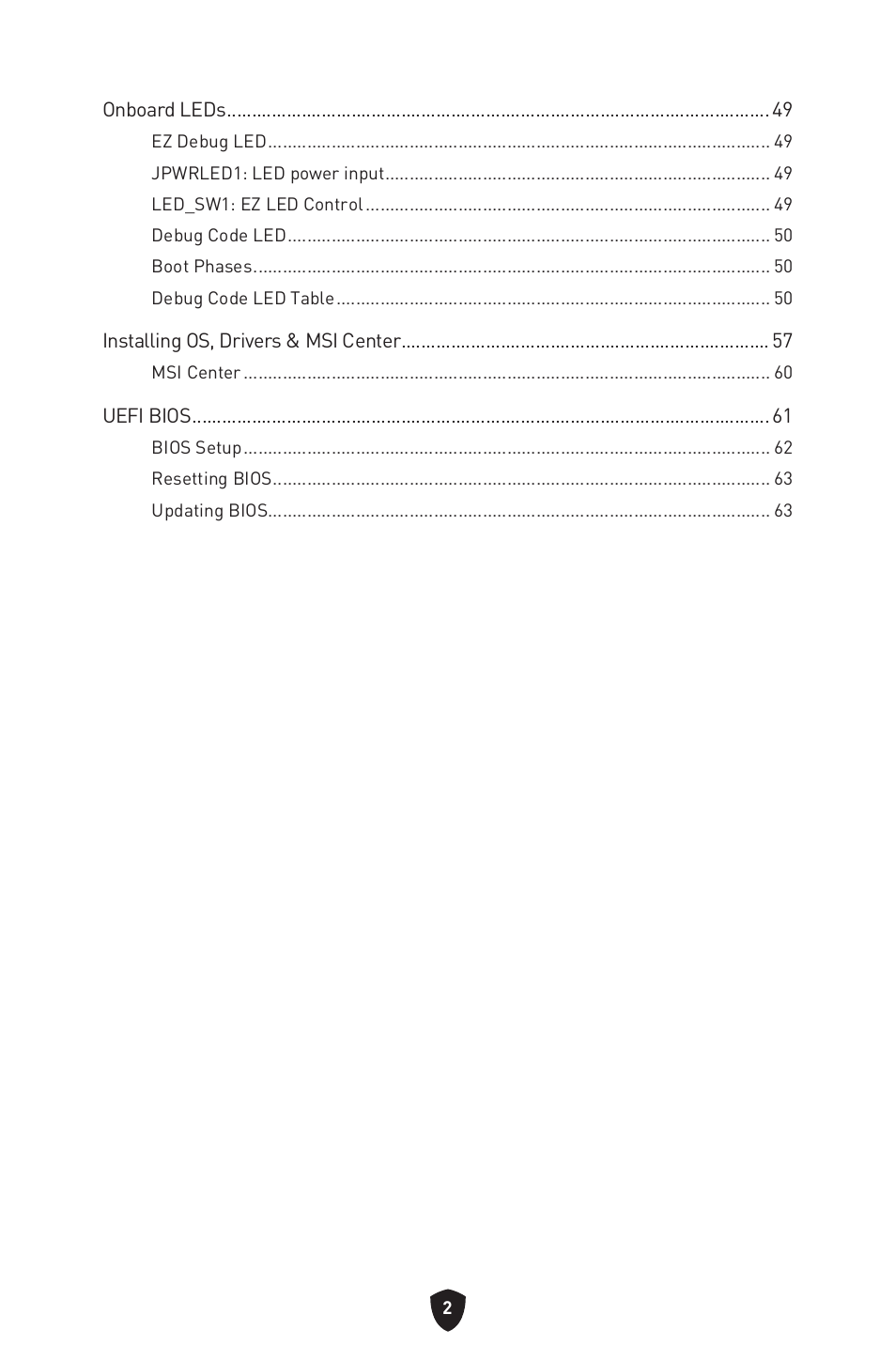 MSI MPG Z790 CARBON WIFI LGA 1700 ATX Motherboard User Manual | Page 4 / 524