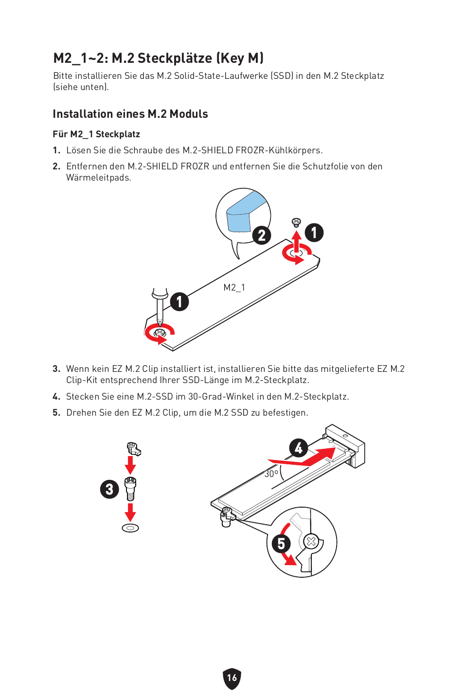 M2_1~2: m.2 steckplätze (key m) | MSI MAG B660M MORTAR WIFI DDR4 Micro-ATX Motherboard User Manual | Page 112 / 262