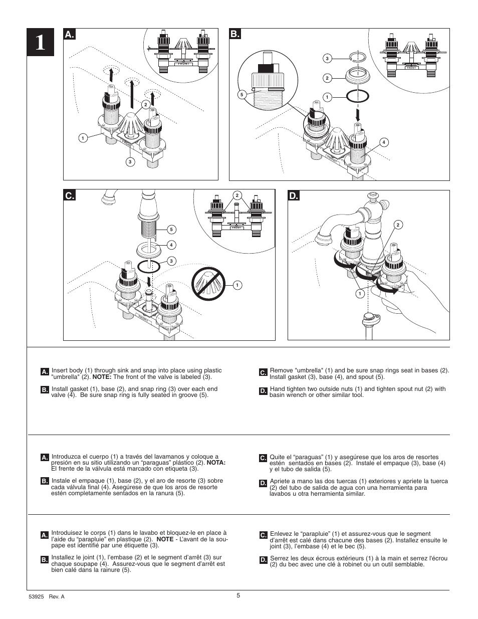 A. b. d | Delta 4555 Series User Manual | Page 5 / 8