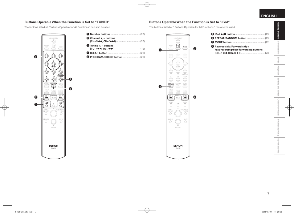 Denon DJ RCD-CX1 User Manual | Page 11 / 36