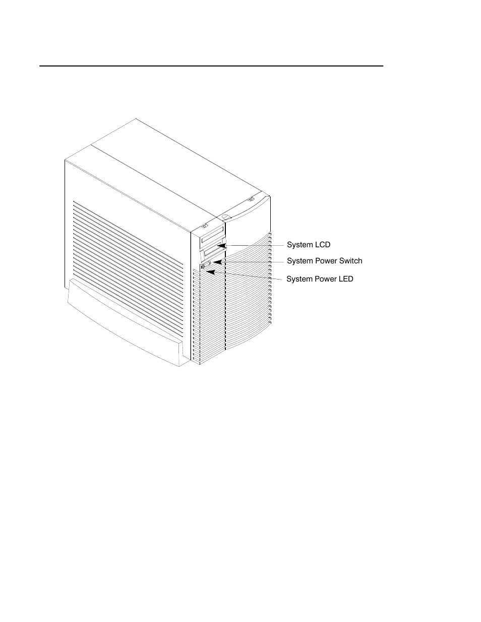 System unit front panel controls, led, and lcd | Datacom Systems J Class User Manual | Page 24 / 273