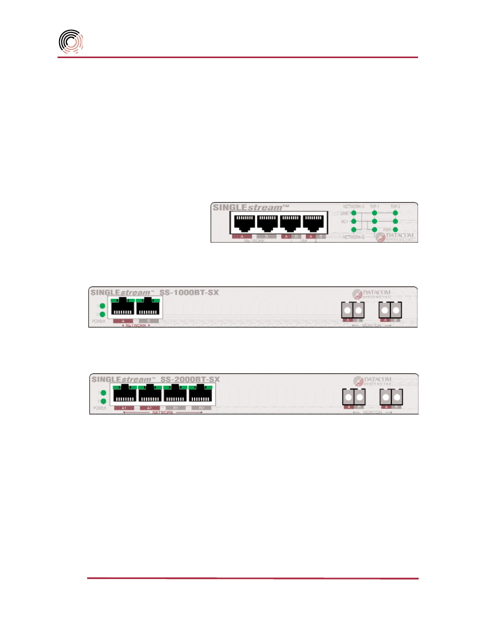 Datacom Systems SS series SPAN User Manual | 44 pages