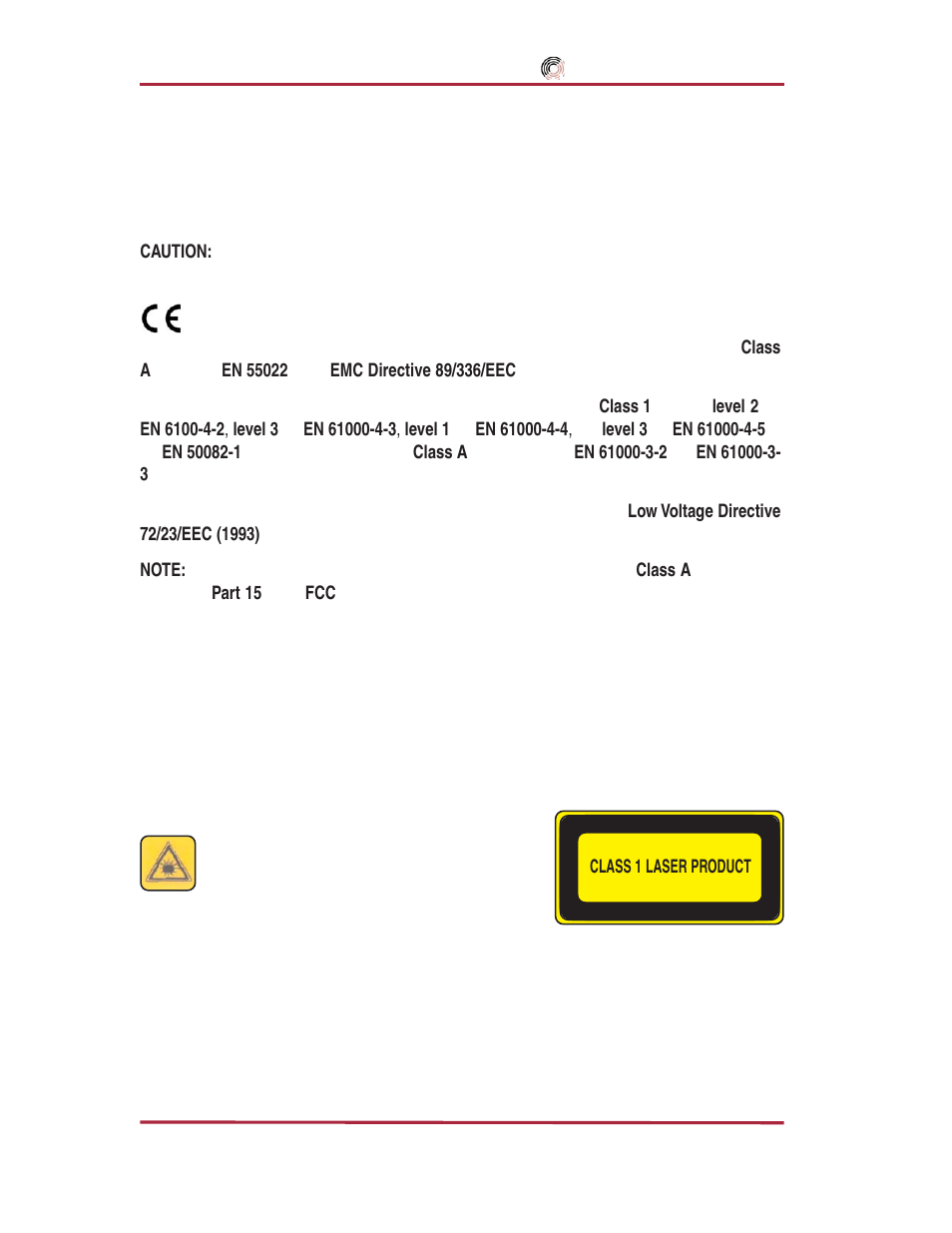 Compliance testing | Datacom Systems SS series SPAN User Manual | Page 4 / 44