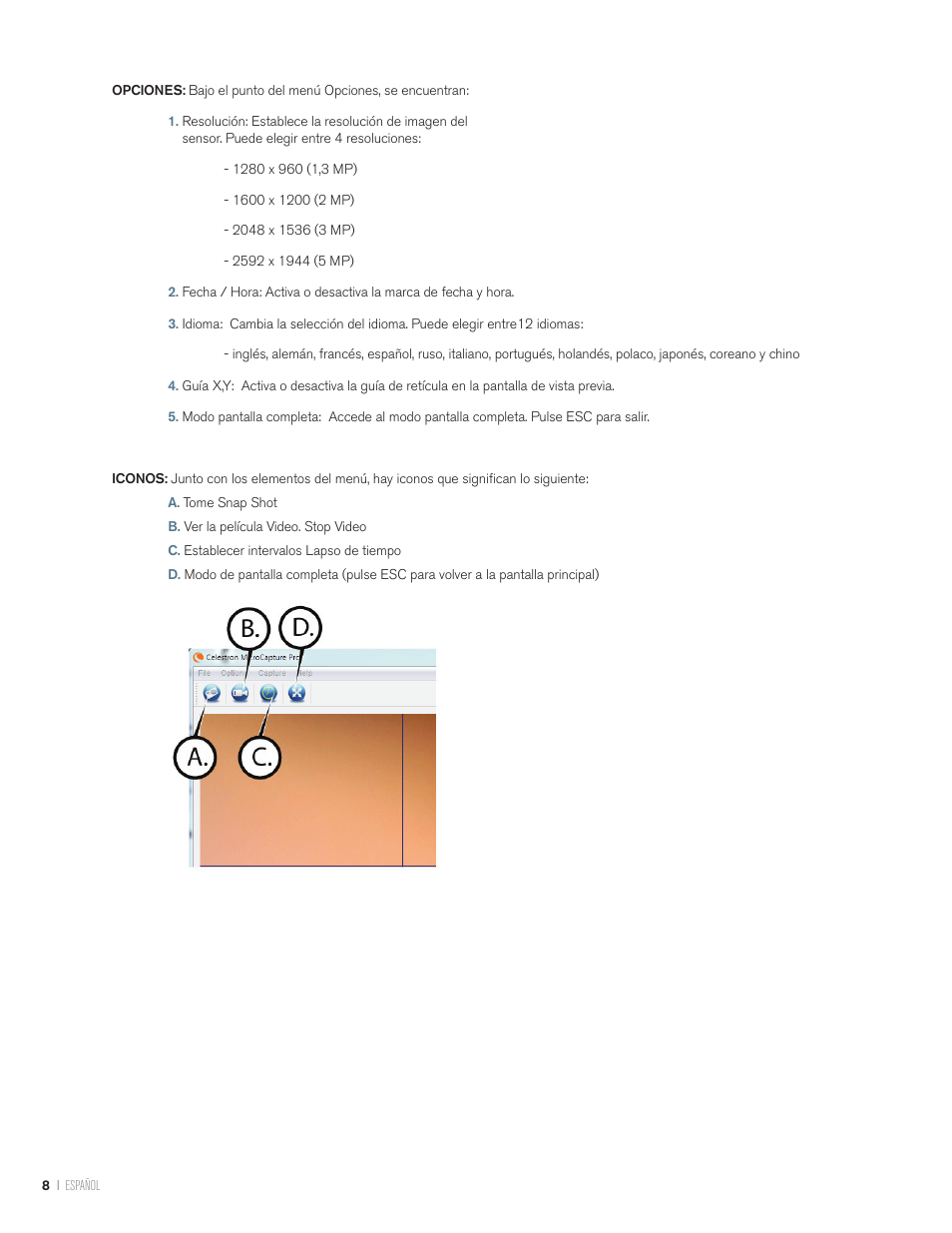 Celestron Handheld Digital Microscope Pro (Gray) User Manual | Page 34 / 65