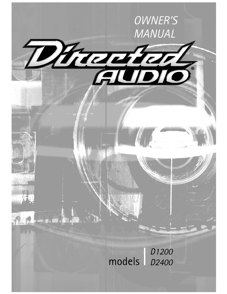 Directed Audio D1200 User Manual | 26 pages