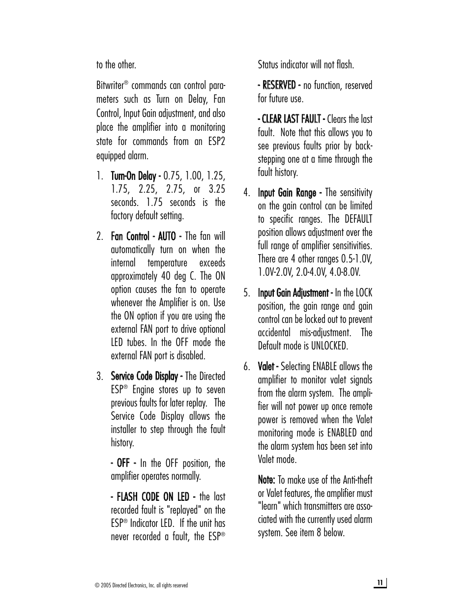 Directed Audio D1200 User Manual | Page 11 / 26