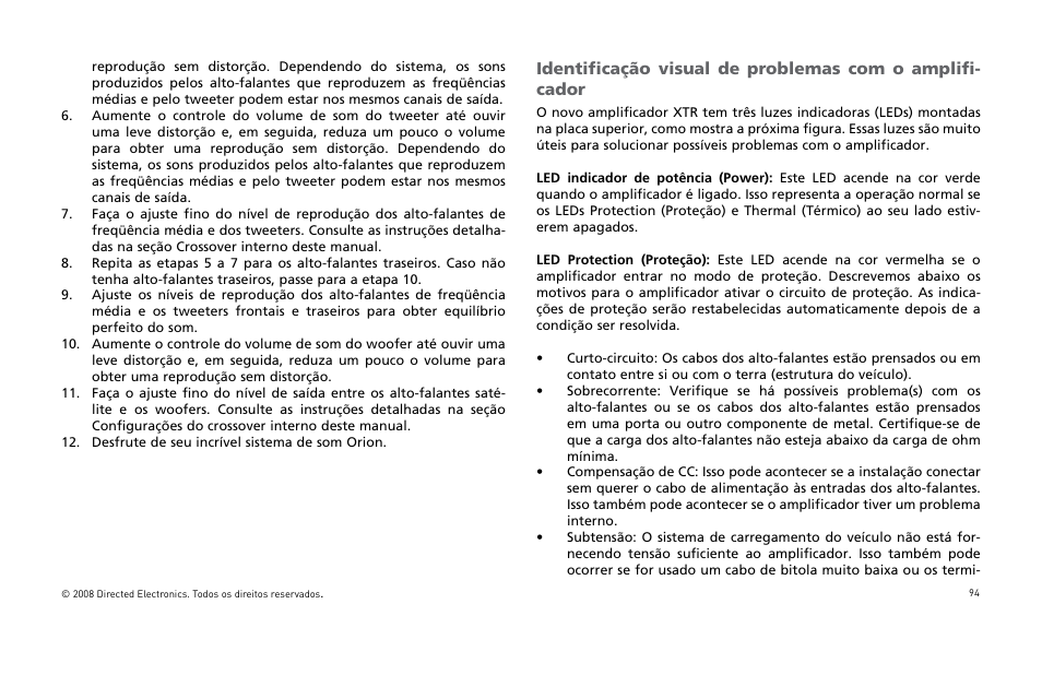 Directed Audio XTR5002 User Manual | Page 95 / 100