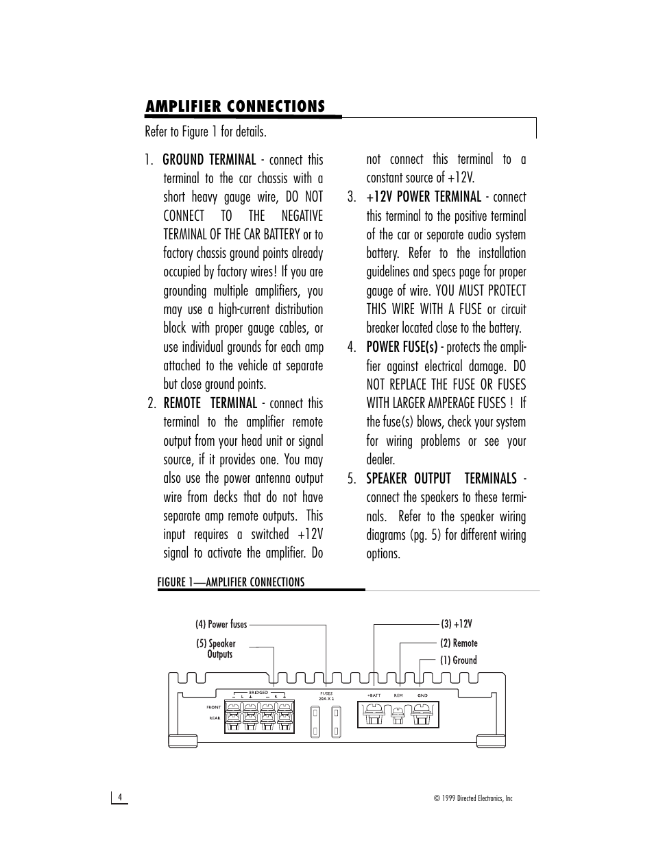 Directed Audio 200/500 User Manual | Page 6 / 12