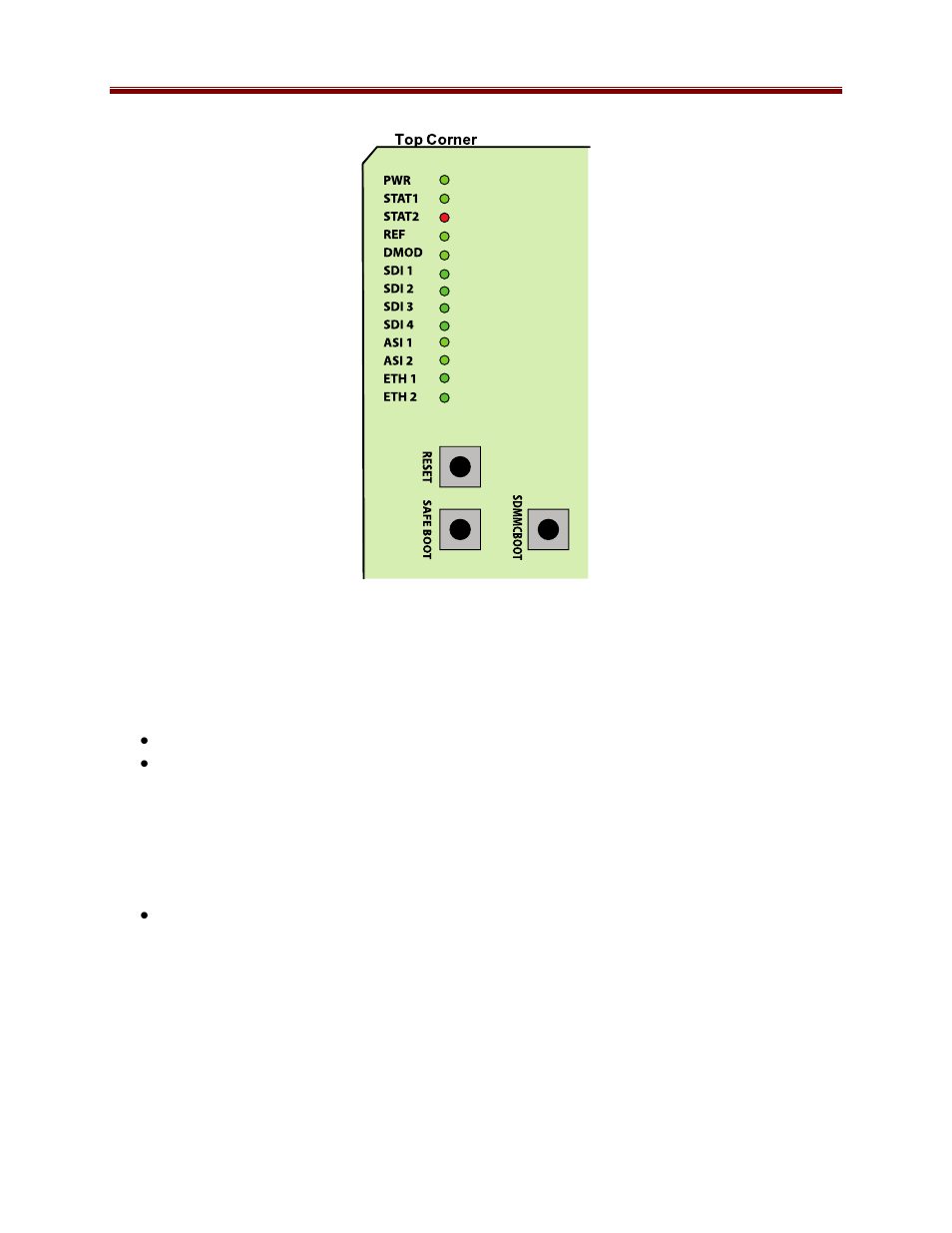 Front switches | Cobalt Co9992-4ENC-4K-HEVC Software-Defined Broadcast Encoder User Manual | Page 15 / 135