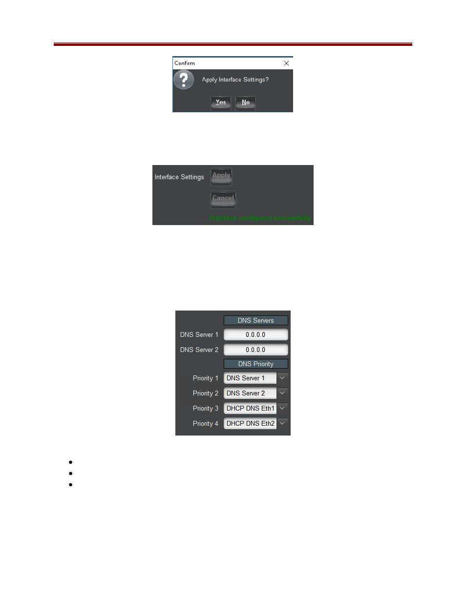 Network configuration dns tab | Cobalt Co9992-4ENC-4K-HEVC Software-Defined Broadcast Encoder User Manual | Page 22 / 135