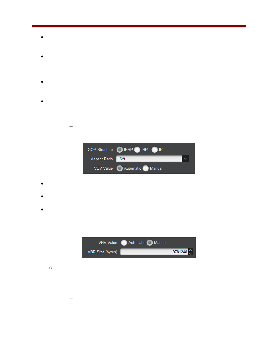 Advanced tab–additional mpeg-2 video parameters, Advanced tab–vbi/ancillary data insertion | Cobalt Co9992-4ENC-4K-HEVC Software-Defined Broadcast Encoder User Manual | Page 49 / 135