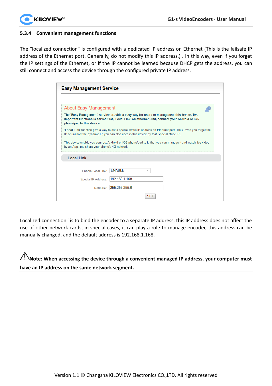 Convenient management functions | Kiloview 3G-SDI to H.264 Wireless Video Encoder User Manual | Page 16 / 50