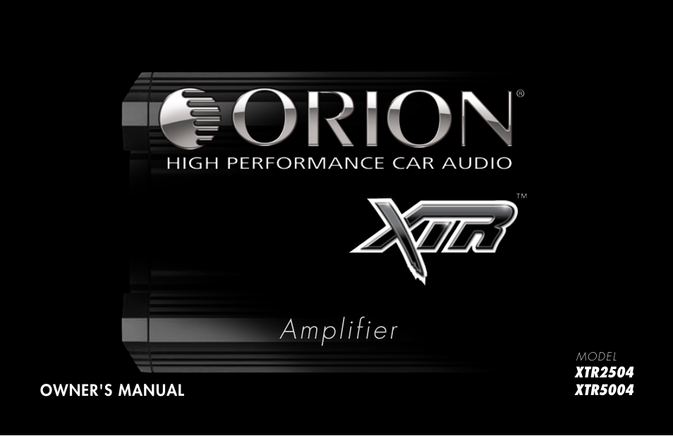 Directed Audio XTR Amplifier XTR2504 User Manual | 102 pages