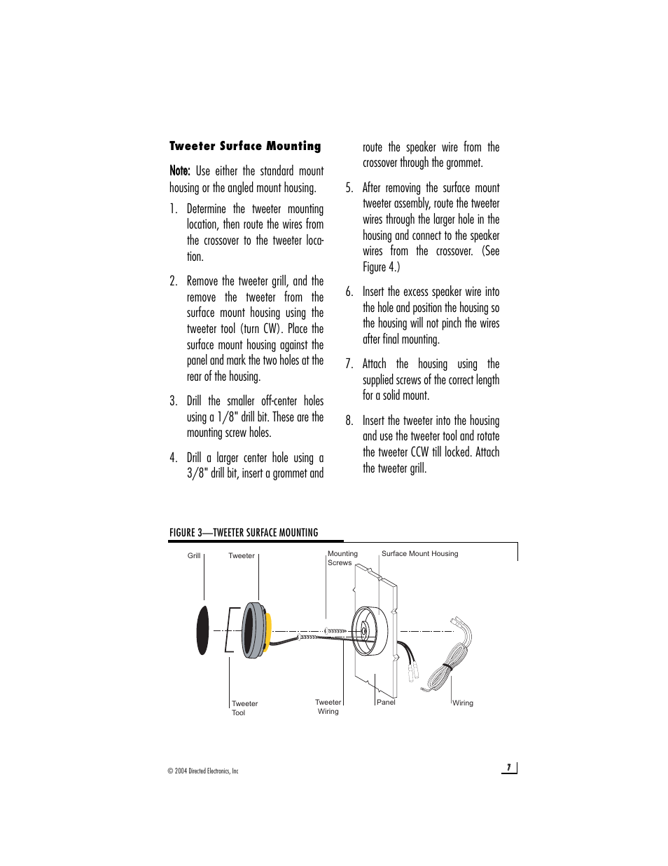 Directed Audio CSX-T User Manual | Page 7 / 9