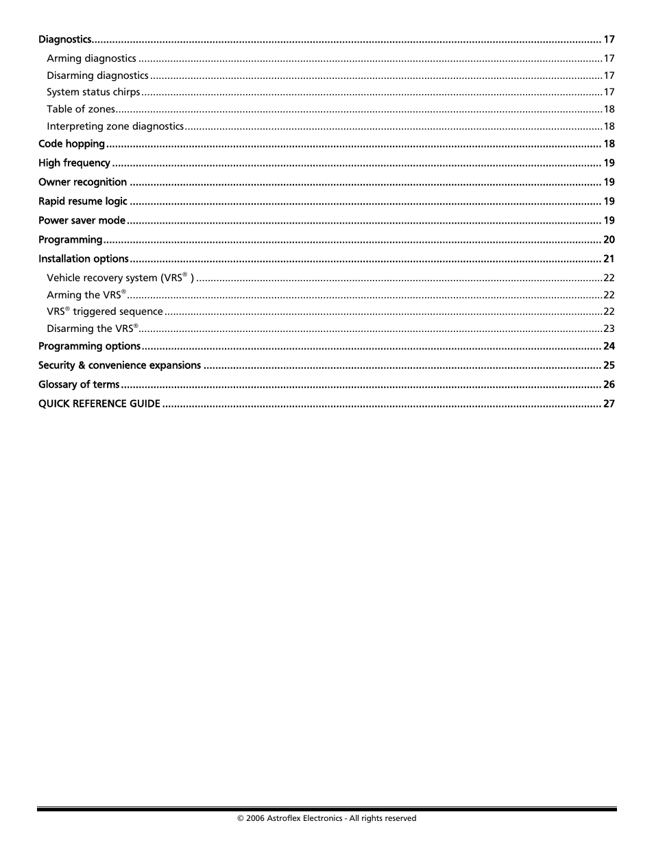 Directed Audio 2 Way Security and Conveniece System VSS-204TW User Manual | Page 3 / 31