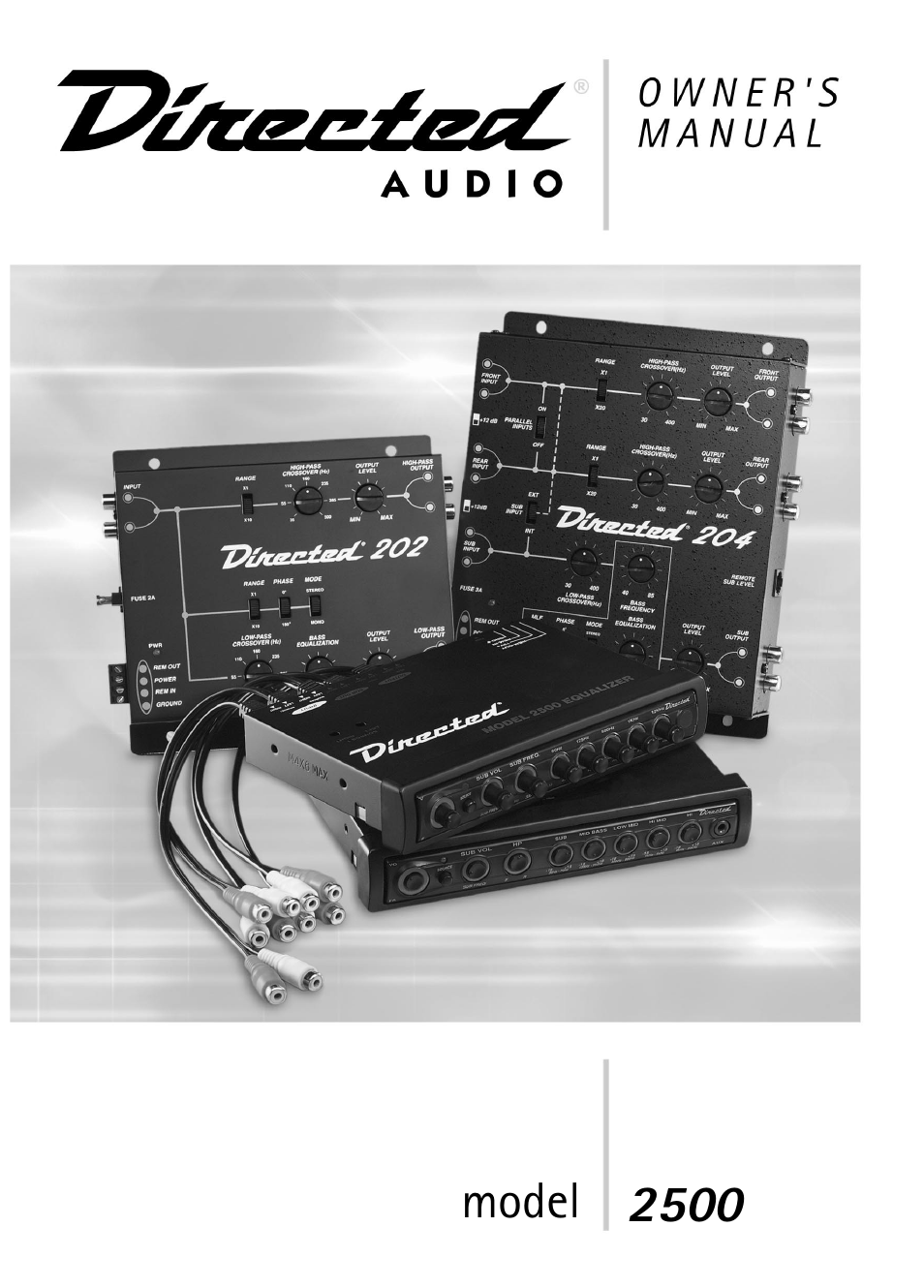 Directed Audio Model 2500 User Manual | 12 pages