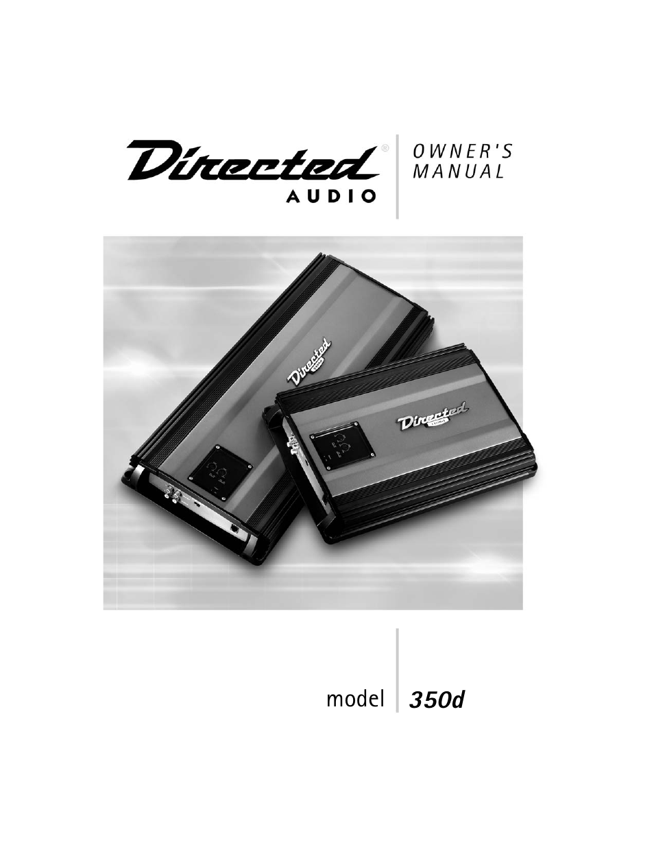 Directed Audio 350d User Manual | 12 pages