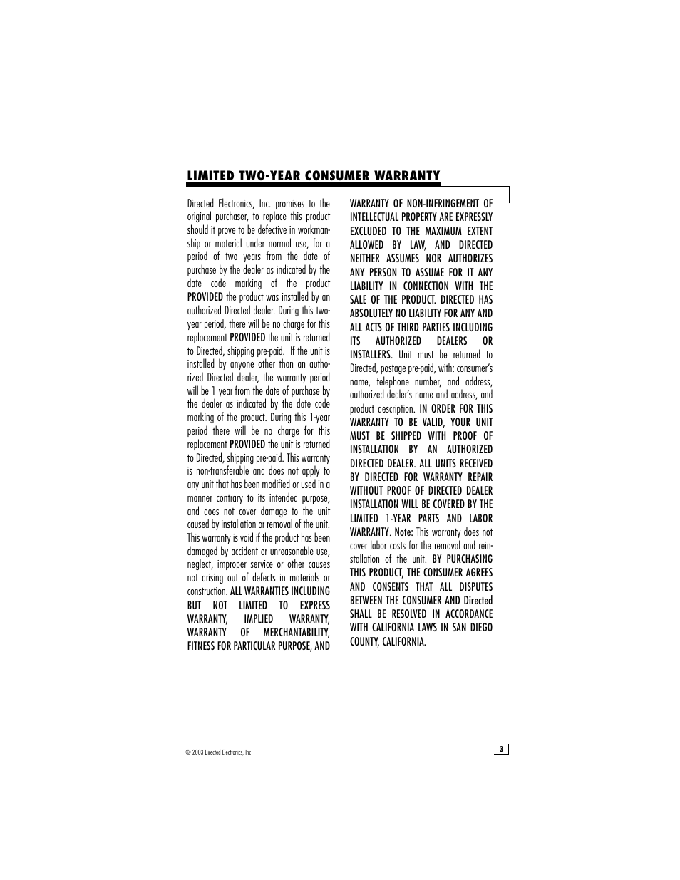 Directed Audio 350d User Manual | Page 3 / 12