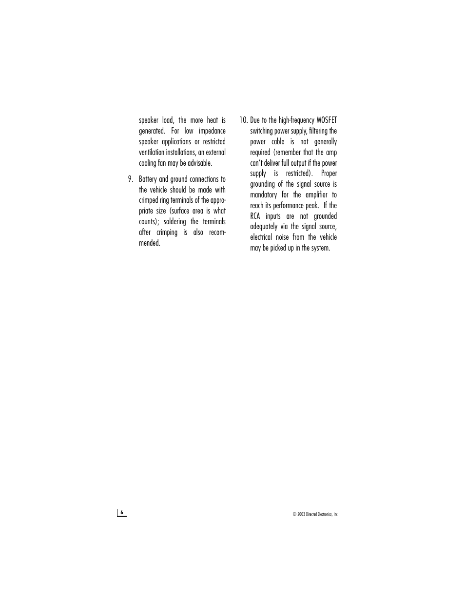 Directed Audio 350d User Manual | Page 6 / 12