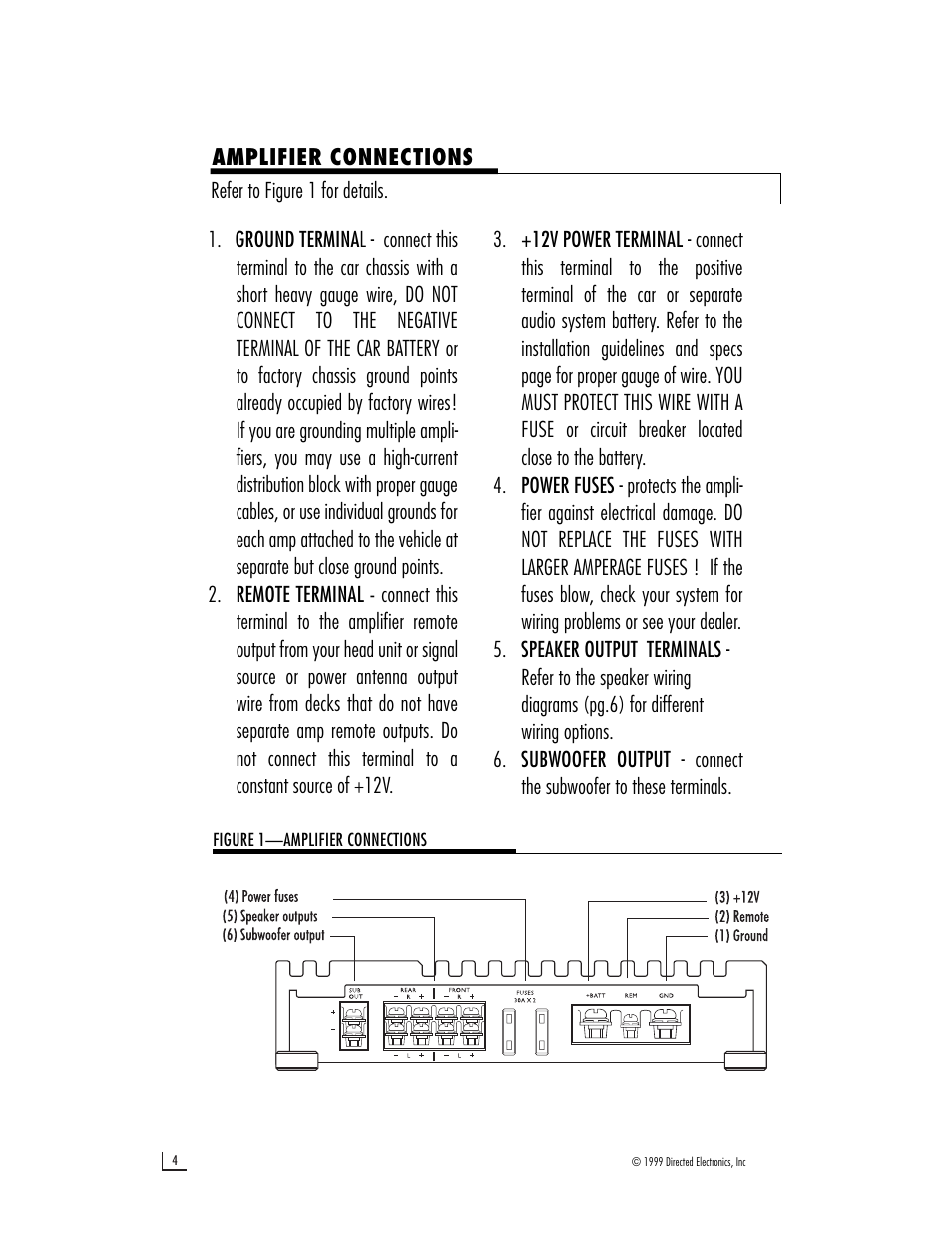 Directed Audio 650 User Manual | Page 6 / 12