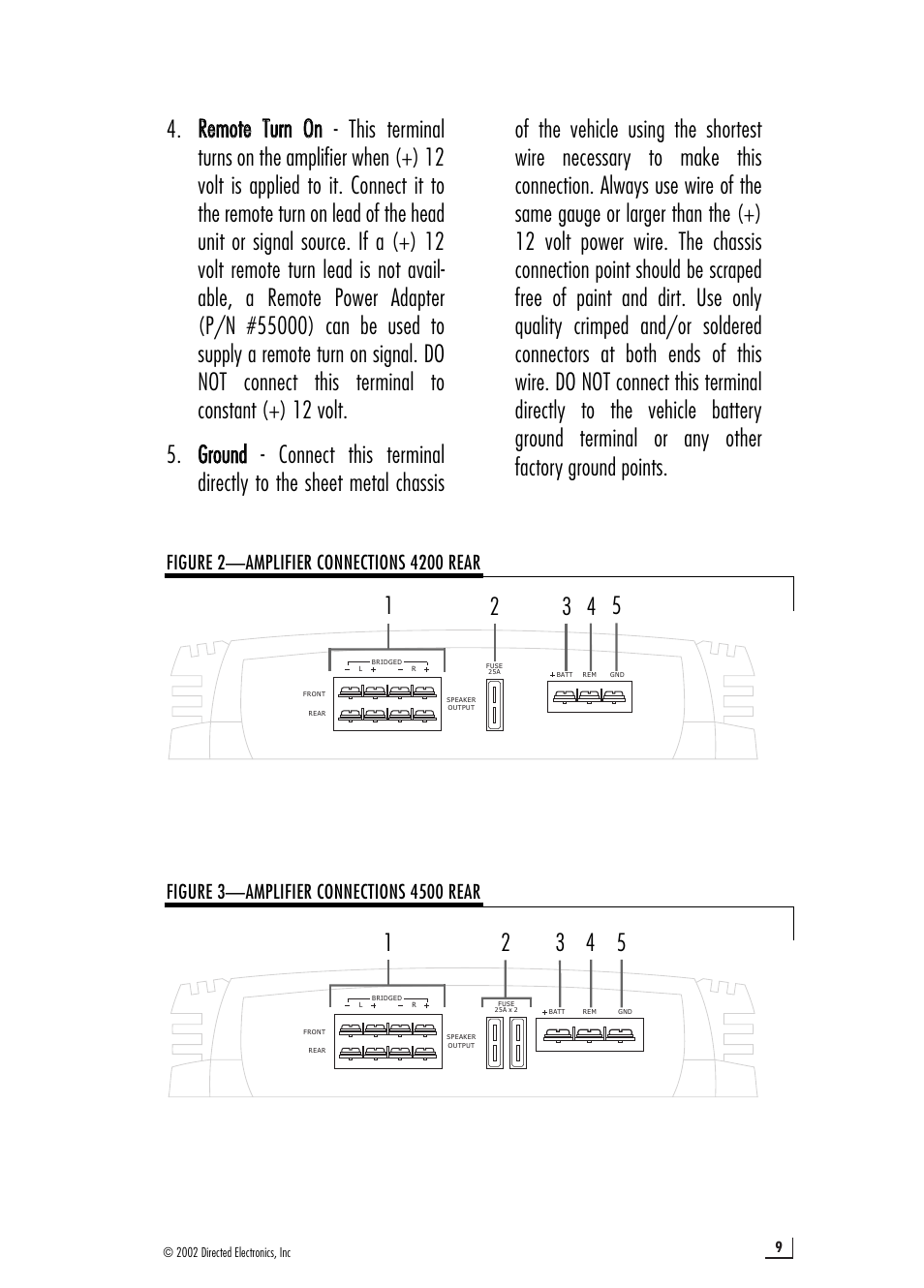 Directed Audio Model 4200 4500 User Manual | Page 9 / 16
