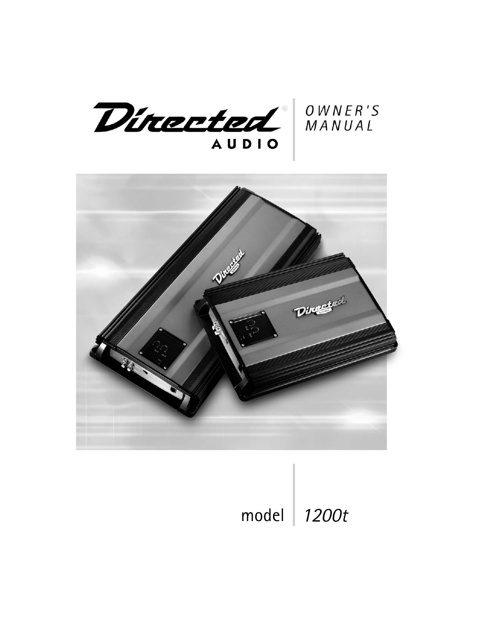 Directed Audio 1200T User Manual | 18 pages