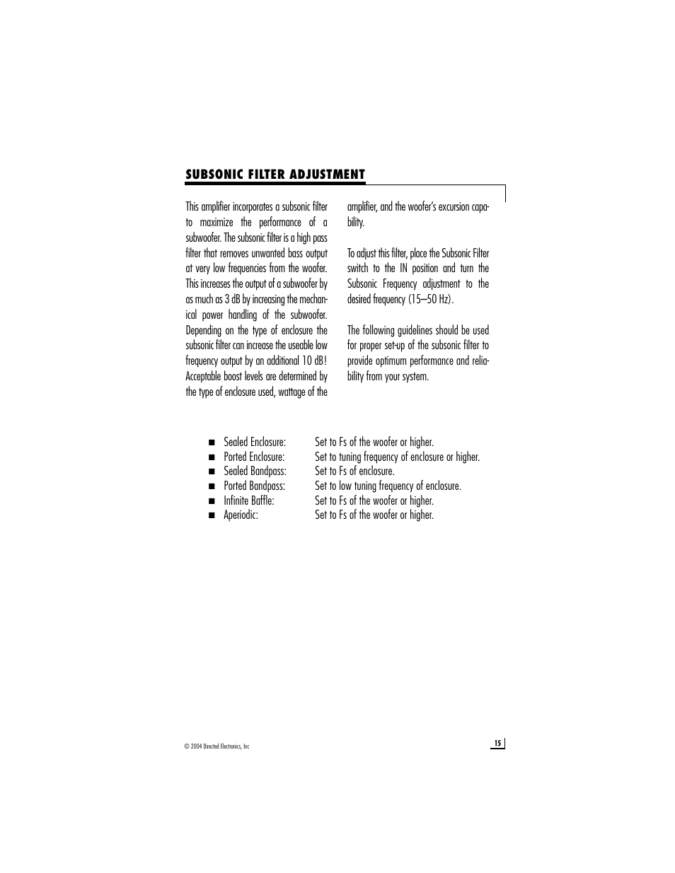Directed Audio 1200T User Manual | Page 15 / 18
