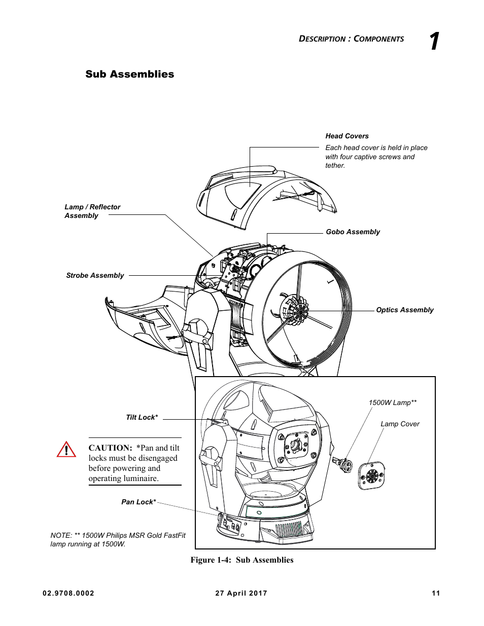 VARI-LITE VL6000 Beam User Manual | Page 29 / 103