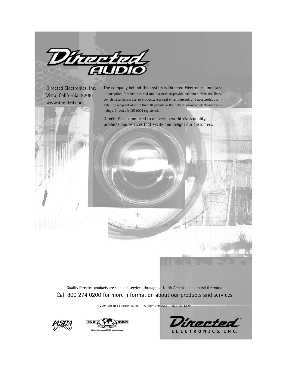 Directed Audio CSX650 User Manual | Page 11 / 11