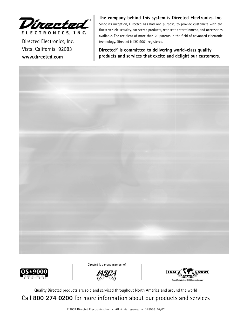 Directed Audio 6550 User Manual | Page 16 / 16