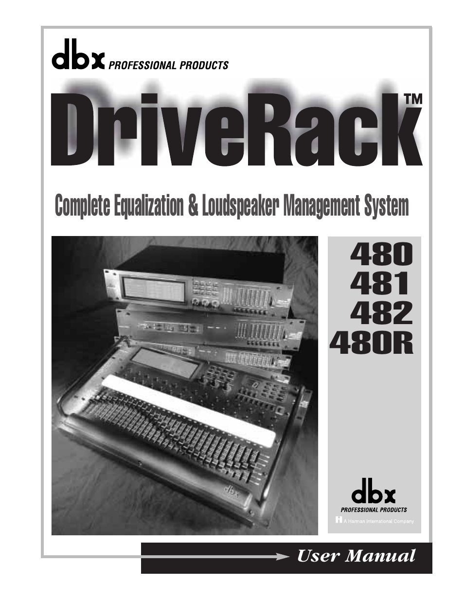 dbx Pro 480 User Manual | 117 pages