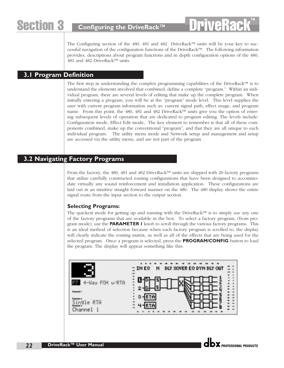 Driverack | dbx Pro 480 User Manual | Page 31 / 117