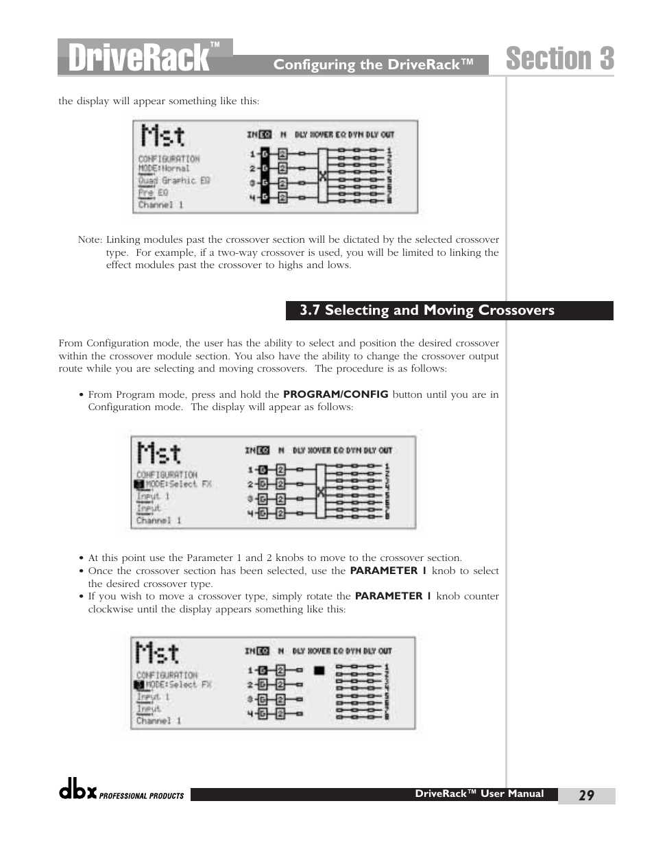 Driverack | dbx Pro 480 User Manual | Page 38 / 117